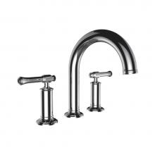 Santec 4550PI10-TM - Roman Tub Filler W/ Pi Handles - (Uses P0002 Rough)