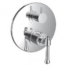 Santec 7096AT54-TM - 1/2'' Thermostatic Trim W/ At Handle And 2 Way Diverter (Shared) - (Uses Th-8212 Valve)