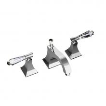 Santec 9220DC97 - Widespread Lavatory W/Dc Handle (Includes Valves And 1-1/4'' Drain Assembly