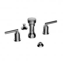 Santec 9470FO10 - Bidet Fitting W/ Fo Handles, Includes An Integral Vacuum Breaker, Aerated Spray, 1-1/4''