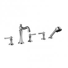 Santec 4955DI10-TM - TRIM - Roman Tub Filler with Hand Shower