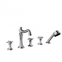 Santec 4955HD10-TM - TRIM - Roman Tub Filler with Hand Shower