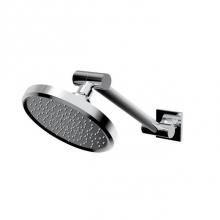 Santec 70240791 - 6'' Single Function Showerhead with Adjustable Arm and Flange