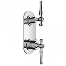 Santec 7196KL10-TM - TRIM (Shared Function) - 1/2'' Thermostatic Trim with Volume Control and 2-Way Diverter