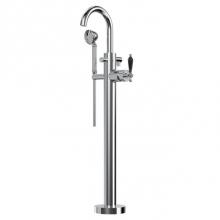 Santec 9594BT10-TM - TRIM - Floor Mount Tub Filler with Hand Shower