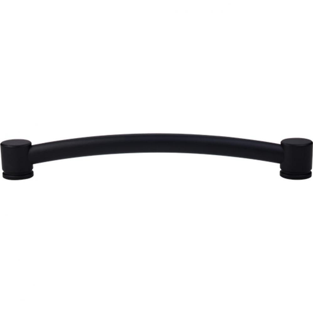 Oval Thin Appliance Pull 12 Inch (c-c) Flat Black