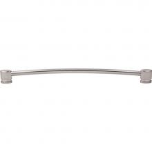 Top Knobs TK66BSN - Oval Thin Pull 12 Inch (c-c) Brushed Satin Nickel