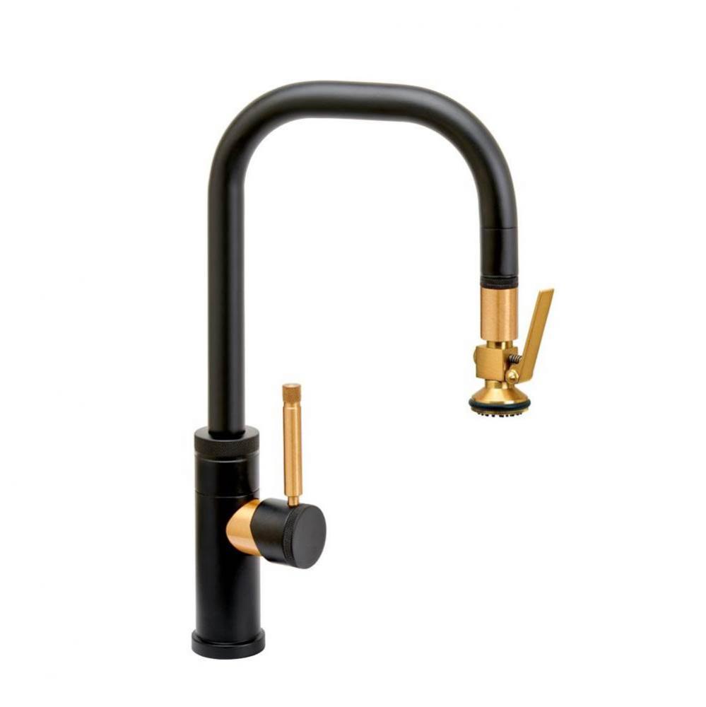 Waterstone Fulton Industrial Prep Size Plp Pulldown Faucet - Lever Sprayer