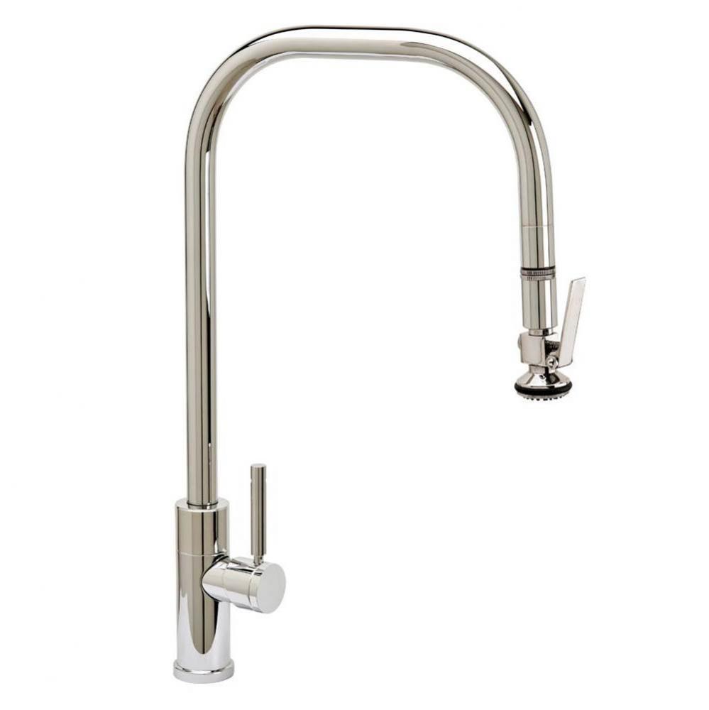 Waterstone Fulton Modern Extended Reach Plp Faucet - Lever Sprayer