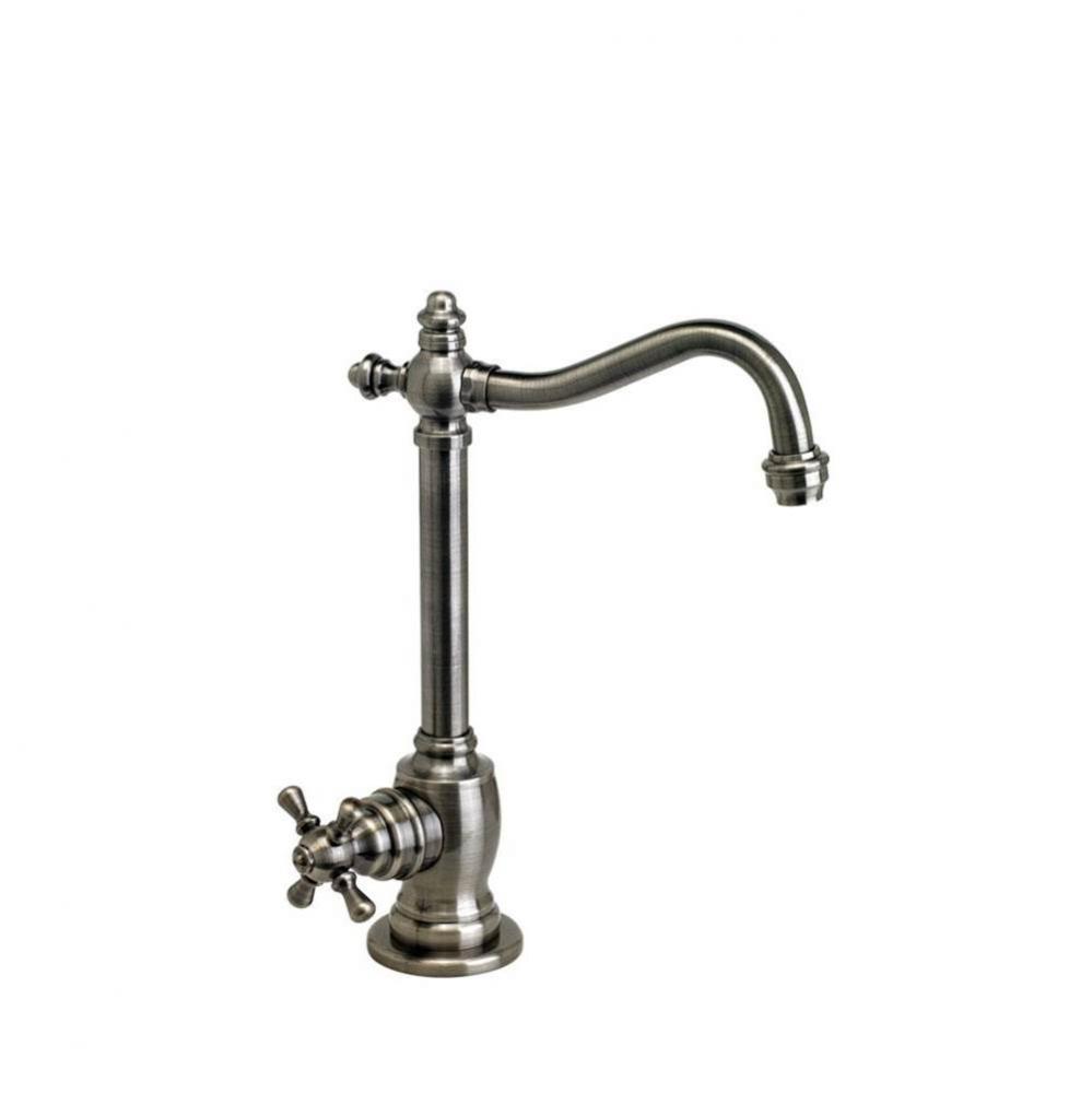 Waterstone Annapolis Cold Only Filtration Faucet - Cross Handle