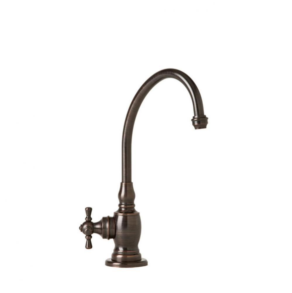 Hampton Hot Only Filtration Faucet - Cross Handle