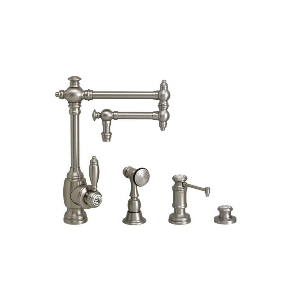 Towson Kitchen Faucet - 12'' Articulated Spout - 3Pc. Suite