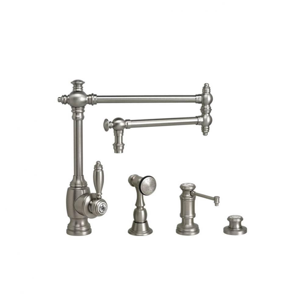 Towson Kitchen Faucet - 18'' Articulated Spout - 3Pc. Suite