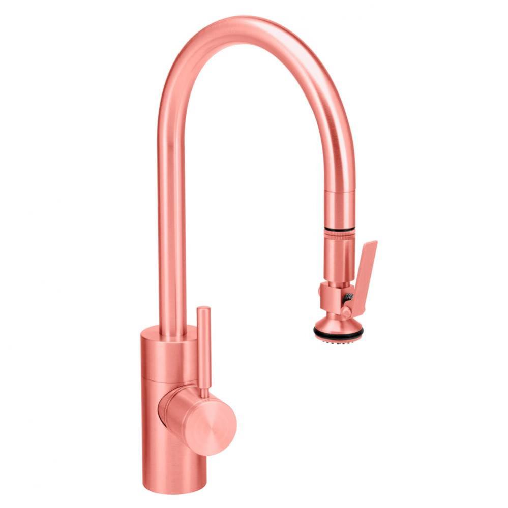 Contemporary Plp Pulldown Faucet - Lever Sprayer