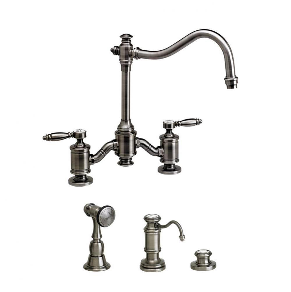 Annapolis Bridge Faucet - Lever Handles - 3Pc. Suite