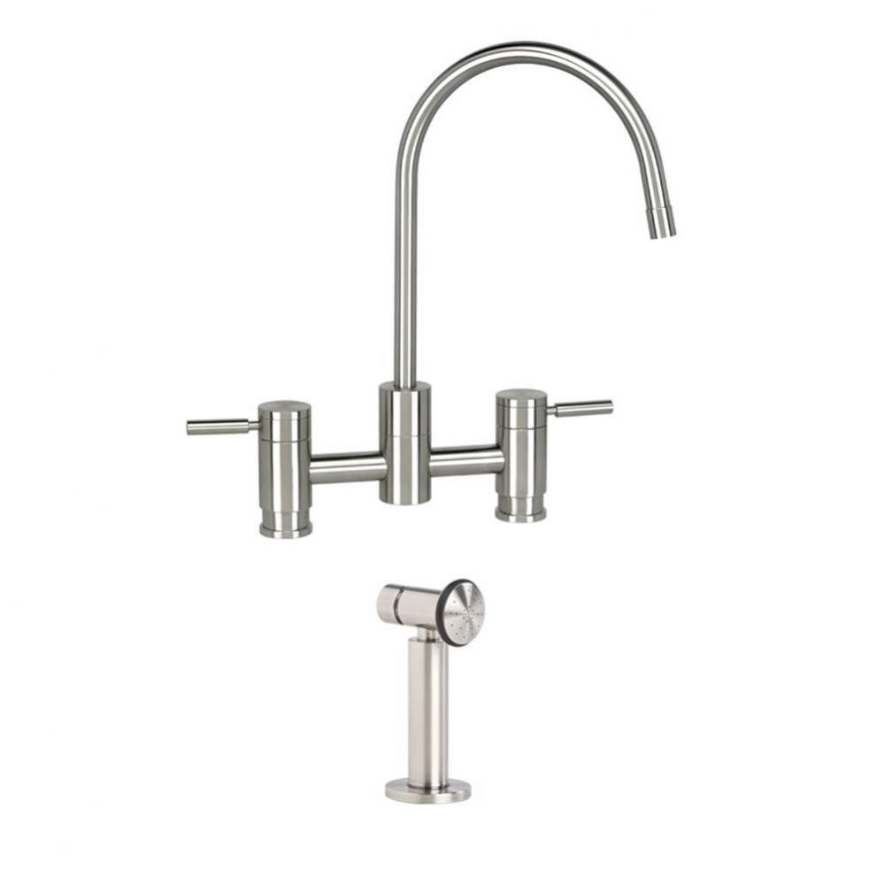 Parche Bridge Faucet W/ Side Spray