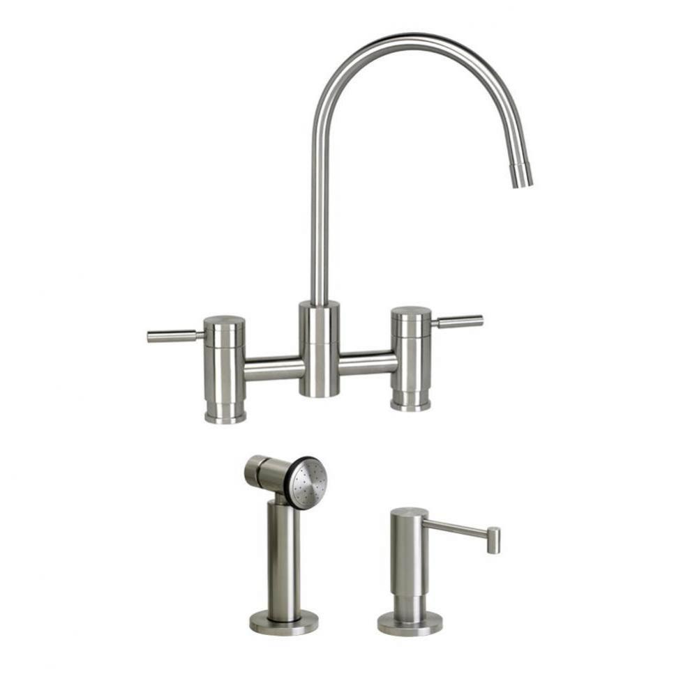 Waterstone Parche Bridge Faucet - 2pc. Suite