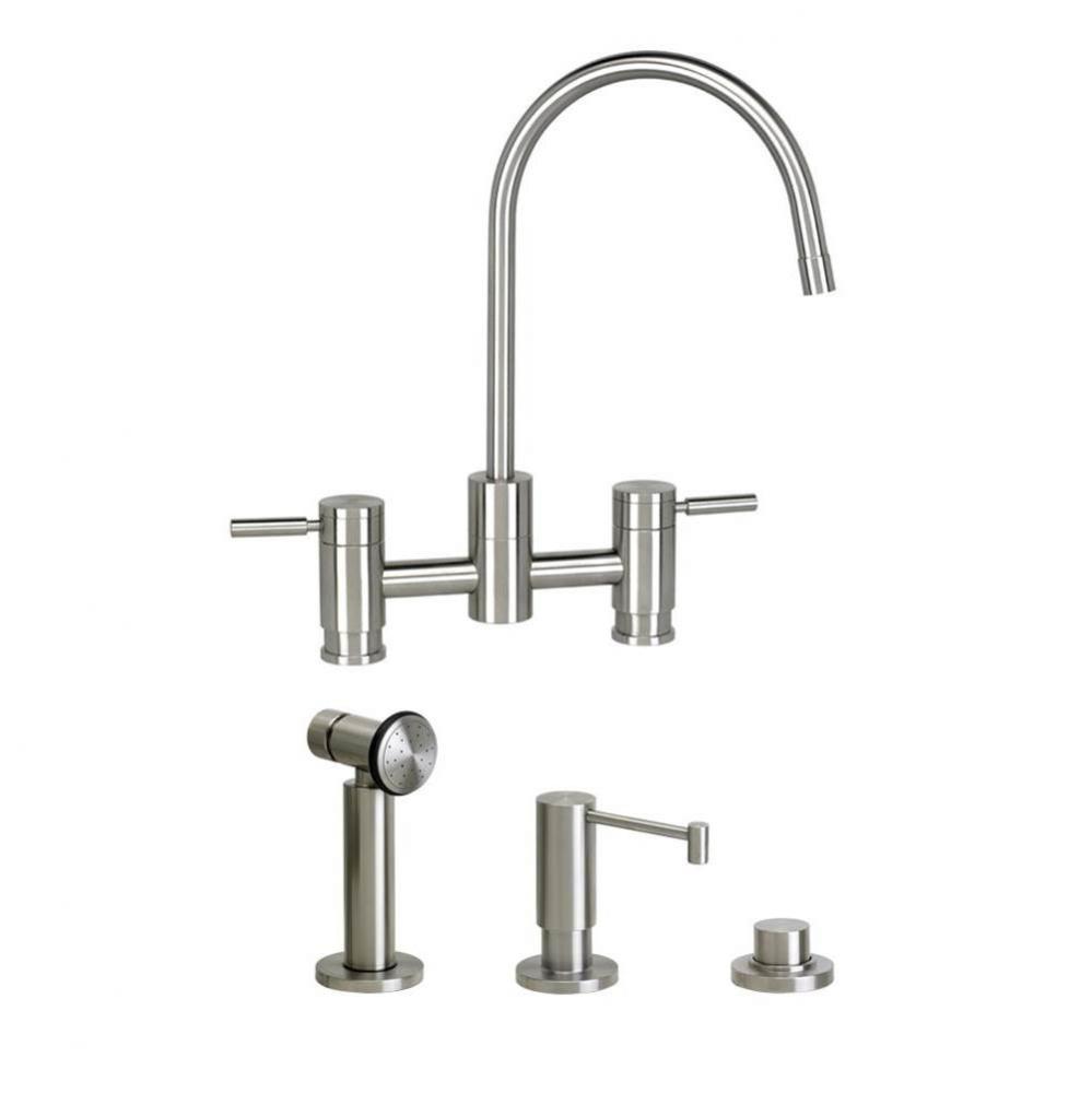 Waterstone Parche Bridge Faucet - 3pc. Suite