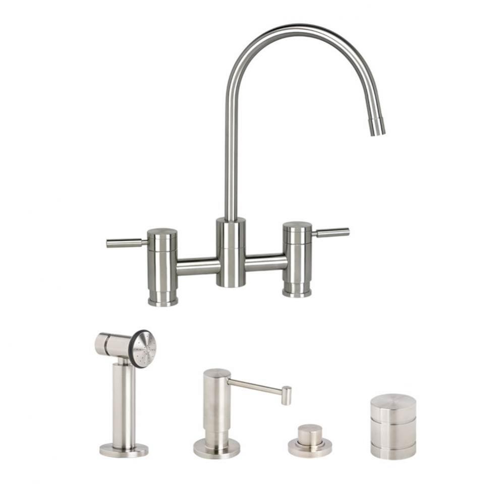 Parche Bridge Faucet - 4Pc. Suite