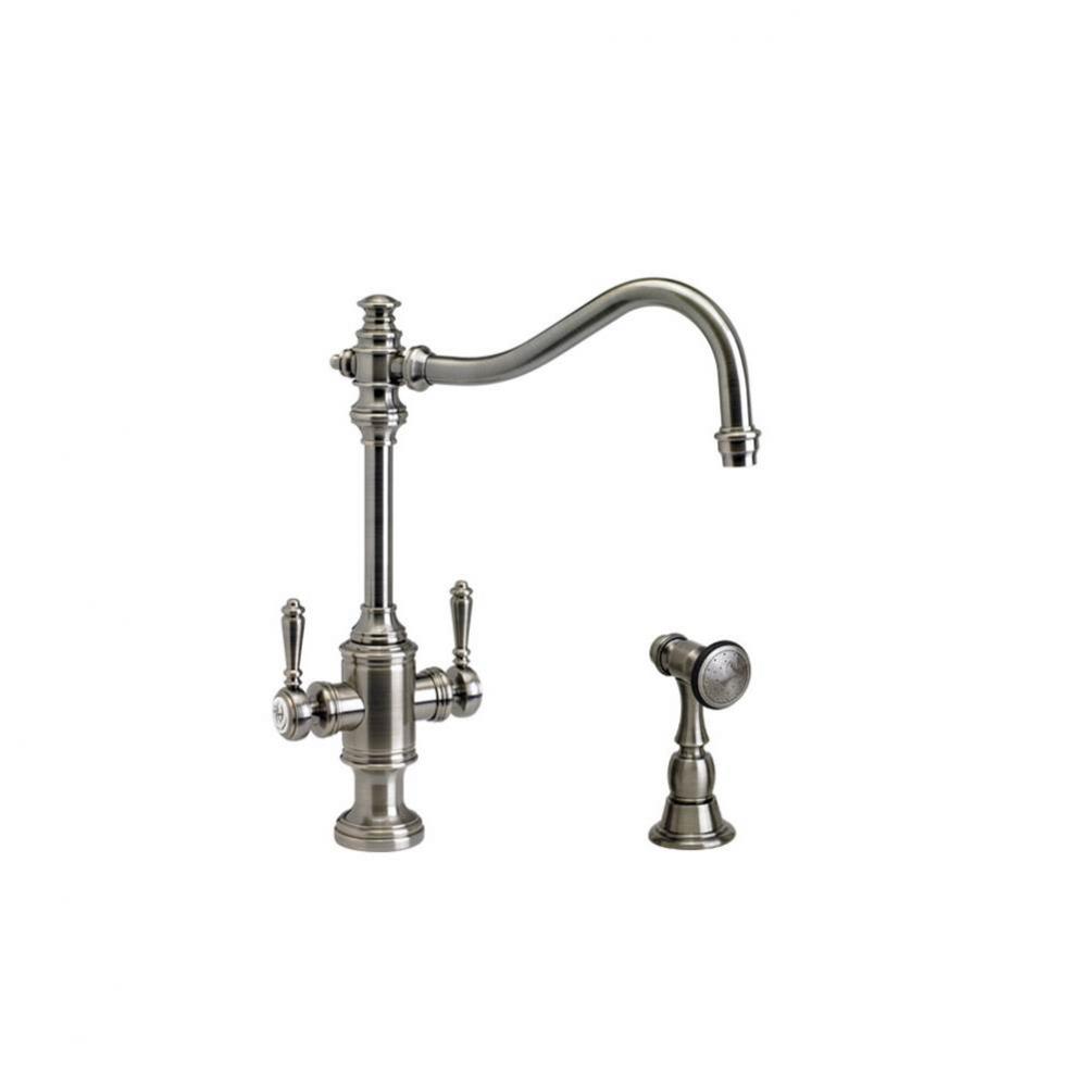 Annapolis Two Handle Kitchen Faucet W/ Side Spray