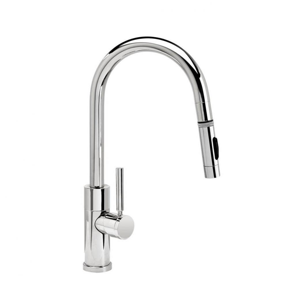 Modern Prep Size Plp Pulldown Faucet - Angled Spout - Toggle Sprayer