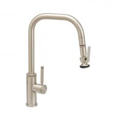 Waterstone 10270-CD - Waterstone Fulton Industrial Plp Pulldown Faucet - Angled Spout - Lever Sprayer