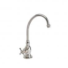 Waterstone 1250C-CD - Waterstone Hampton Cold Only Filtration Faucet - Cross Handle