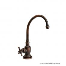 Waterstone 1250C-CLZ - Waterstone Hampton Cold Only Filtration Faucet - Cross Handle