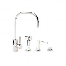 Waterstone 3825-3-SG - Waterstone Fulton Kitchen Faucet - 3pc. Suite