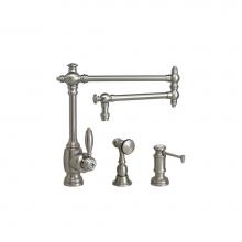 Waterstone 4100-18-2-WB - Towson Kitchen Faucet - 18'' Articulated Spout - 2Pc. Suite