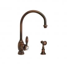 Waterstone 4300-1-PG - Waterstone Hampton Kitchen Faucet w/ Side Spray