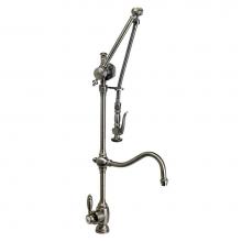 Waterstone 4400-CD - Waterstone Traditional Gantry Pulldown Faucet - Hook Spout