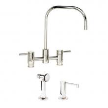 Waterstone 7825-2-MW - Waterstone Fulton Bridge Faucet - 2pc. Suite