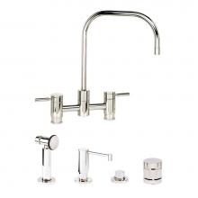 Waterstone 7825-4-WB - Fulton Bridge Faucet - 4Pc. Suite