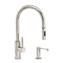 Waterstone 9400-2-MW - Waterstone Industrial PLP Pulldown Faucet -Toggle Sprayer - 2pc. Suite