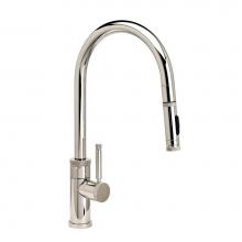 Waterstone 9410-MW - Waterstone Industrial PLP Pulldown Faucet - Toggle Sprayer - Angled Spout