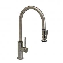 Waterstone 9800-MW - Waterstone Industrial PLP Pulldown Faucet - Lever Sprayer