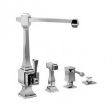 Waterstone 8500-3-PG - Yorktown Kitchen Faucet - 3Pc. Suite