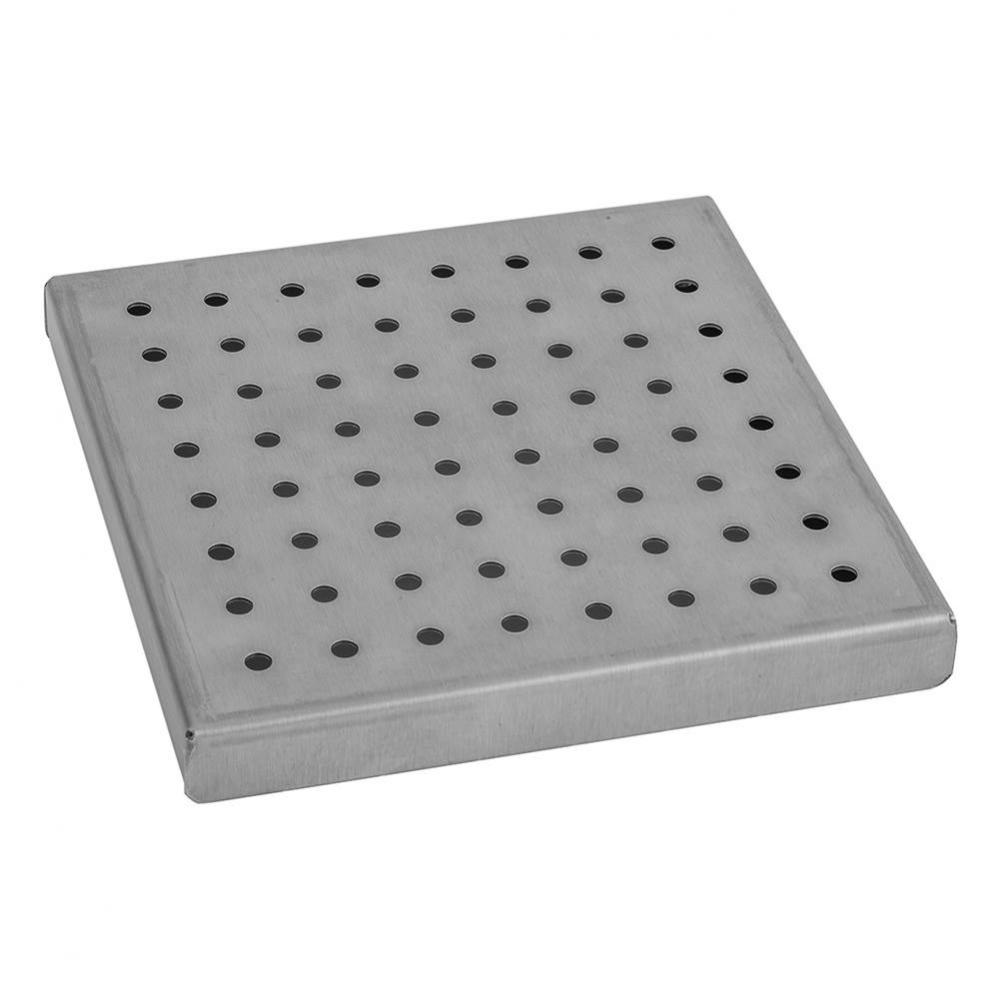 6'' x 6'' Round Dotted Channel Drain Grate