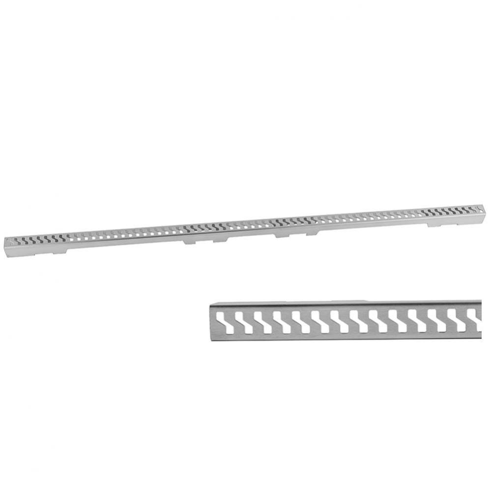 Slim 32'' Channel Drain ''S'' Grate