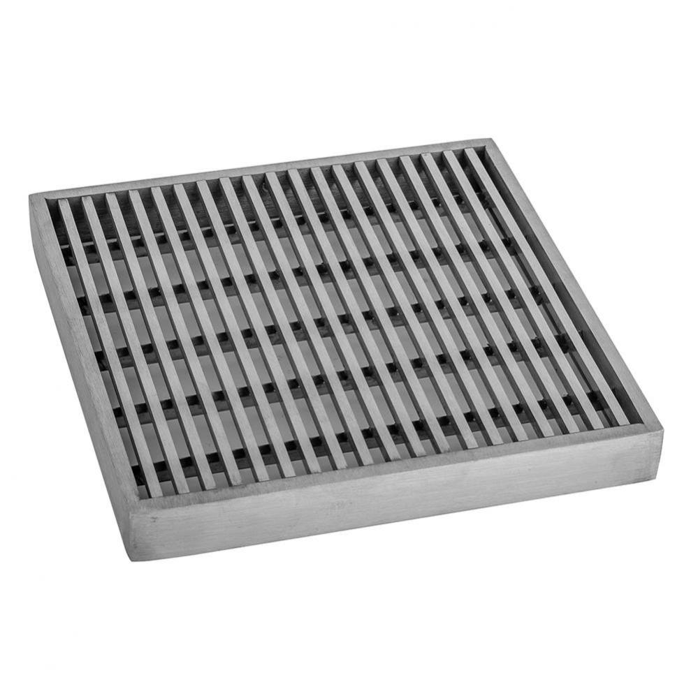 6'' x 6'' Bar Channel Drain Grate