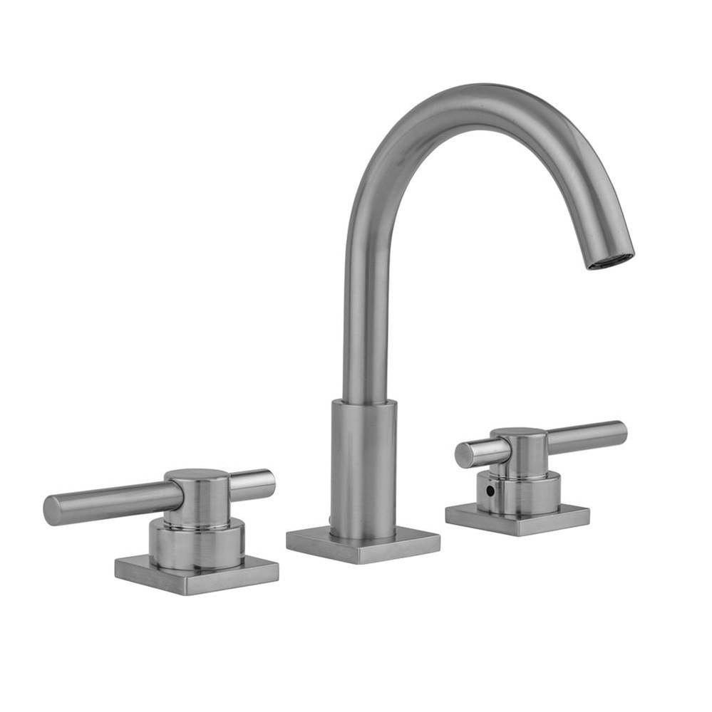 Uptown Contempo Faucet with Square Escutcheons & Low Peg Lever Handles- 0.5 GPM