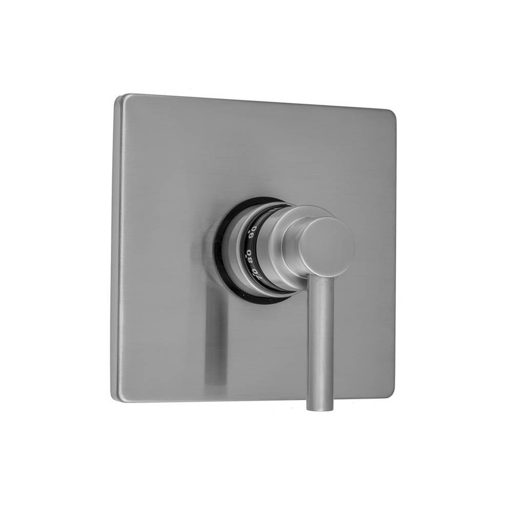 Square Plate with Contempo Low Lever Trim for Thermostatic Valves (J-TH34 & J-TH12)