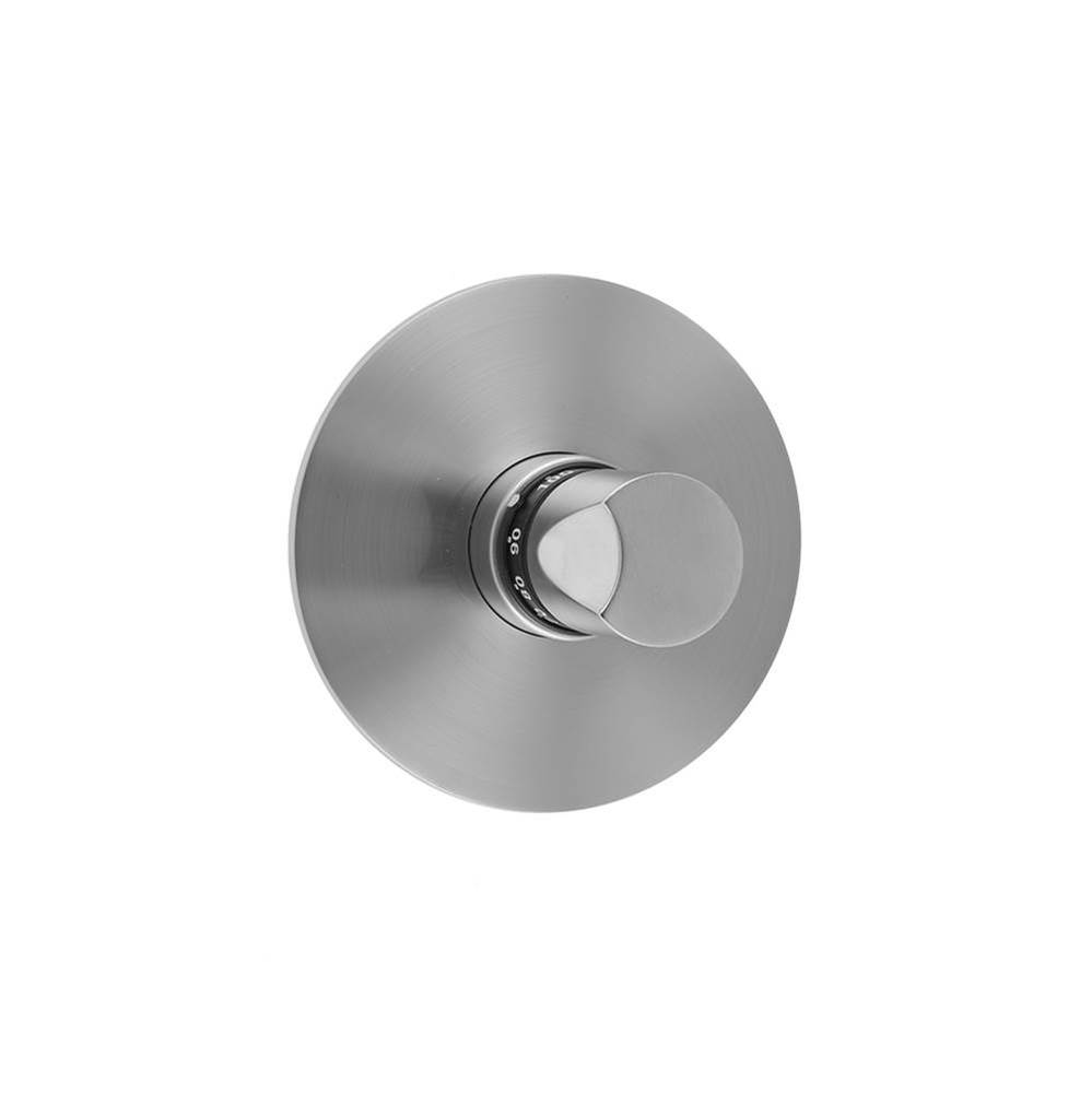 Round Plate With Thumb Handle Trim For Thermostatic Valves (J-TH34 & J-TH12)