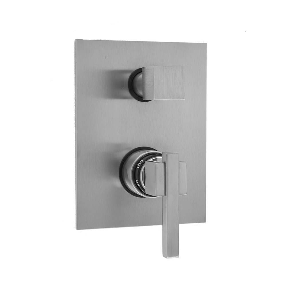 Rectangle Plate with CUBIX® Lever Thermostatic Valve with Cube Built-in 2-Way Or 3-Way Divert