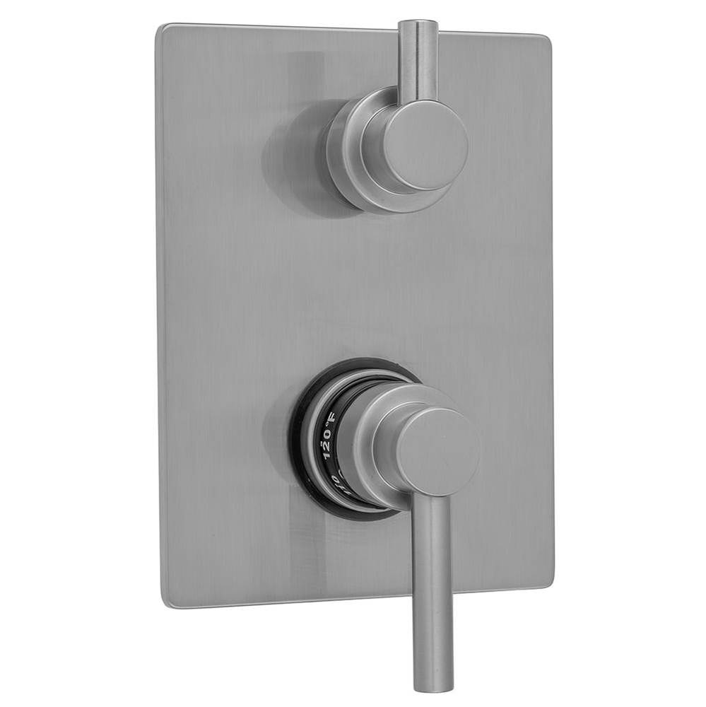 Rectangle Plate with Contempo Low Lever Thermostatic Valve with Contempo Short Peg Built-in 2-Way