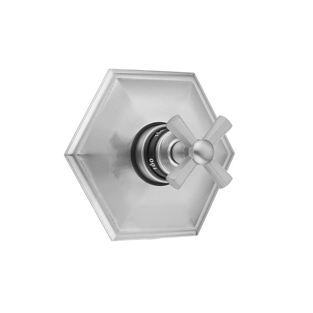 Hex Plate with Hex Cross Trim for Thermostatic Valves (J-TH34 & J-TH12)