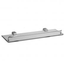 Jaclo 5401-GSW-SDB - CUBIX II Glass Shelf with Wire Rail