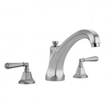 Jaclo 6972-T685-TRIM-SDB - Astor Roman Tub Set with High Spout and Hex Lever Handles