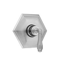 Jaclo T874-TRIM-AZB - Hex Plate with Smooth Lever Trim for Thermostatic Valves (J-TH34 & J-TH12)